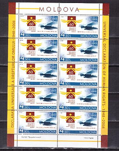 Молдова, 2008, Права Человека, лист